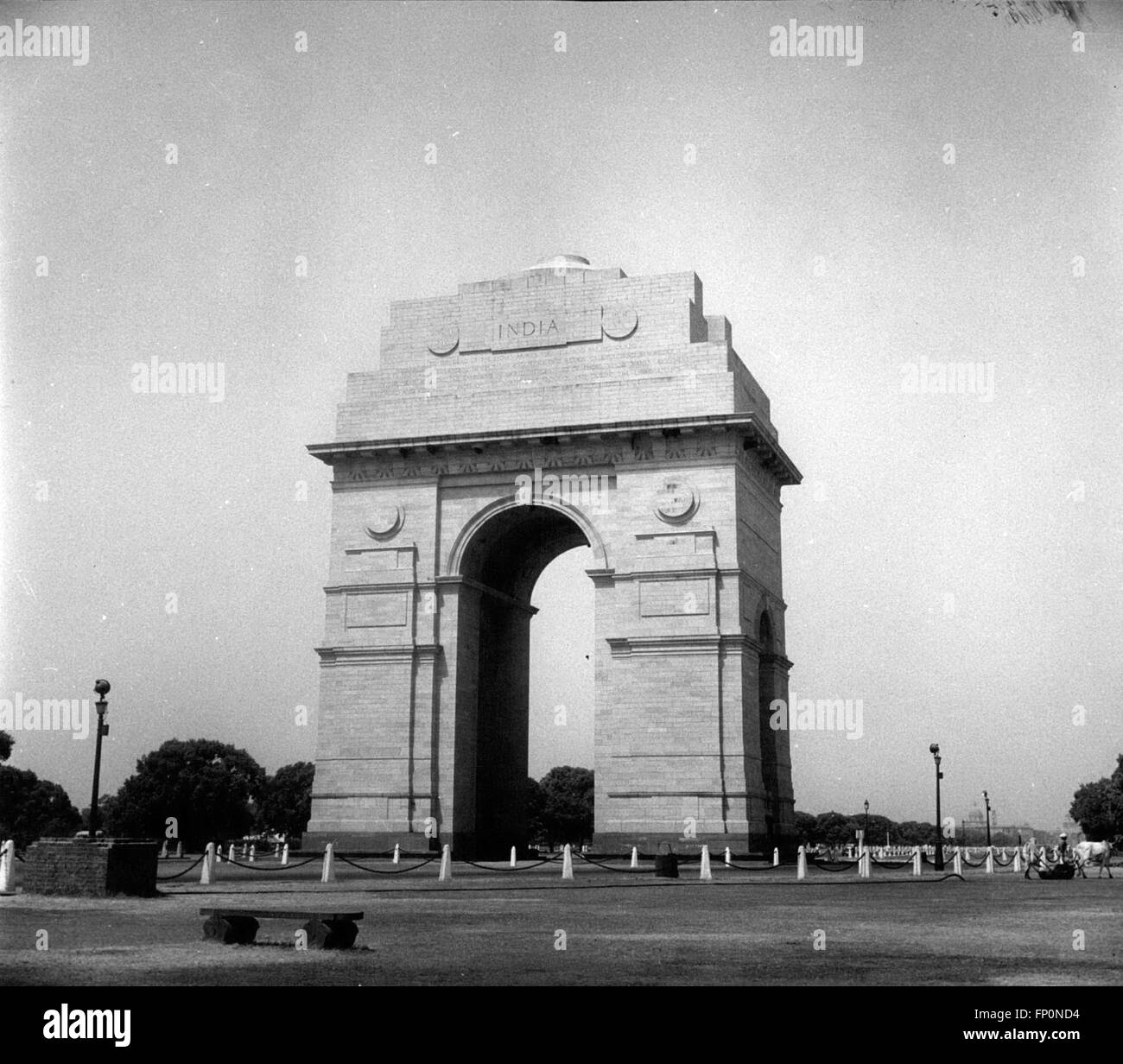 1962 - à la mémoire des morts des deux guerres mondiales : Le Monument aux morts à New Delhi. © Keystone Photos USA/ZUMAPRESS.com/Alamy Live News Banque D'Images