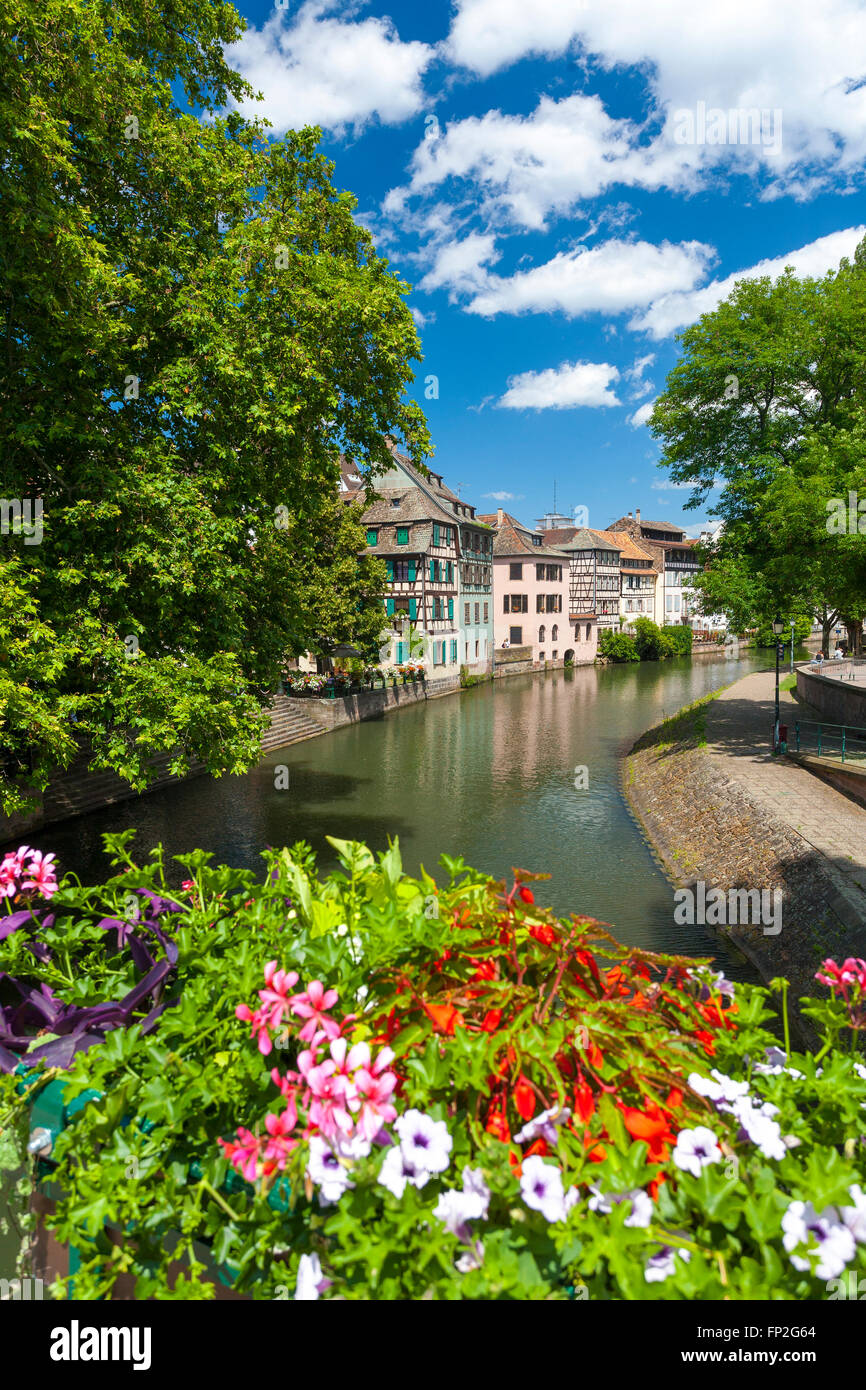 Ponts Couverts, Petite France Strasbourg, Alsace, France Banque D'Images