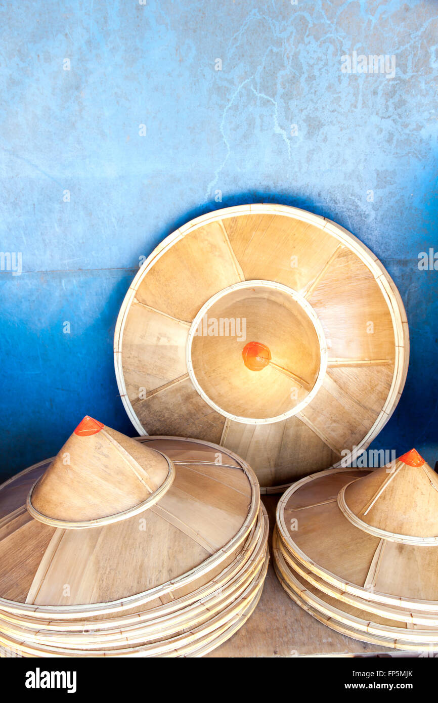 Hat d'un des éléments de palm Palmyre asiatique. c'est d'ingrédients naturels et de l'artisanat Banque D'Images