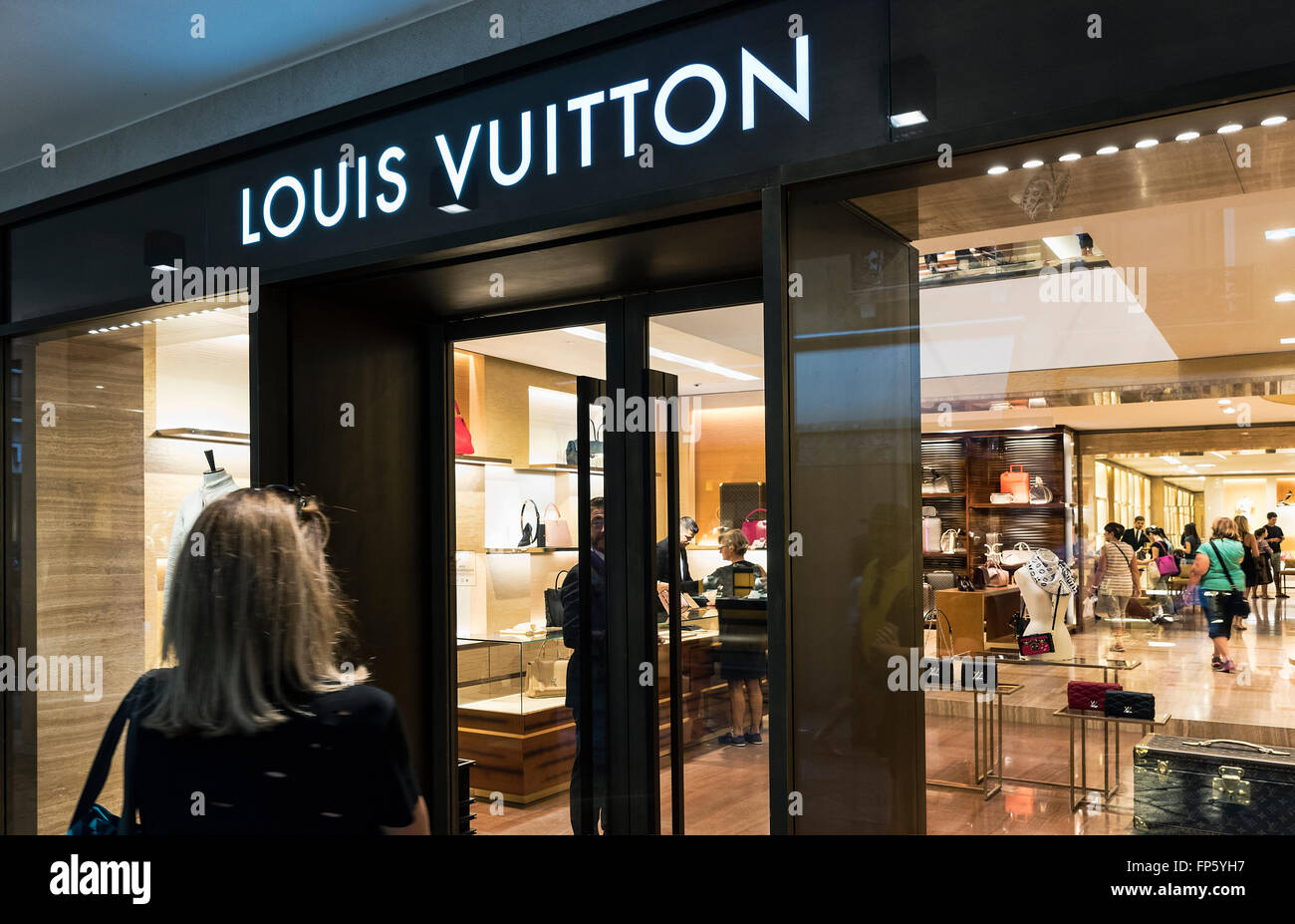 Louis Vuitton store, Venise, Italie Banque D'Images