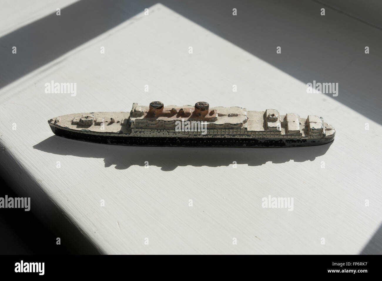 Modèle 1930 de plomb de la White Star Line cruise ship Banque D'Images