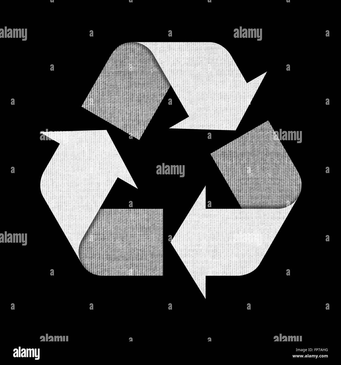 Recyclez, réduisez, réutilisez le logo du symbole d'icône. Banque D'Images