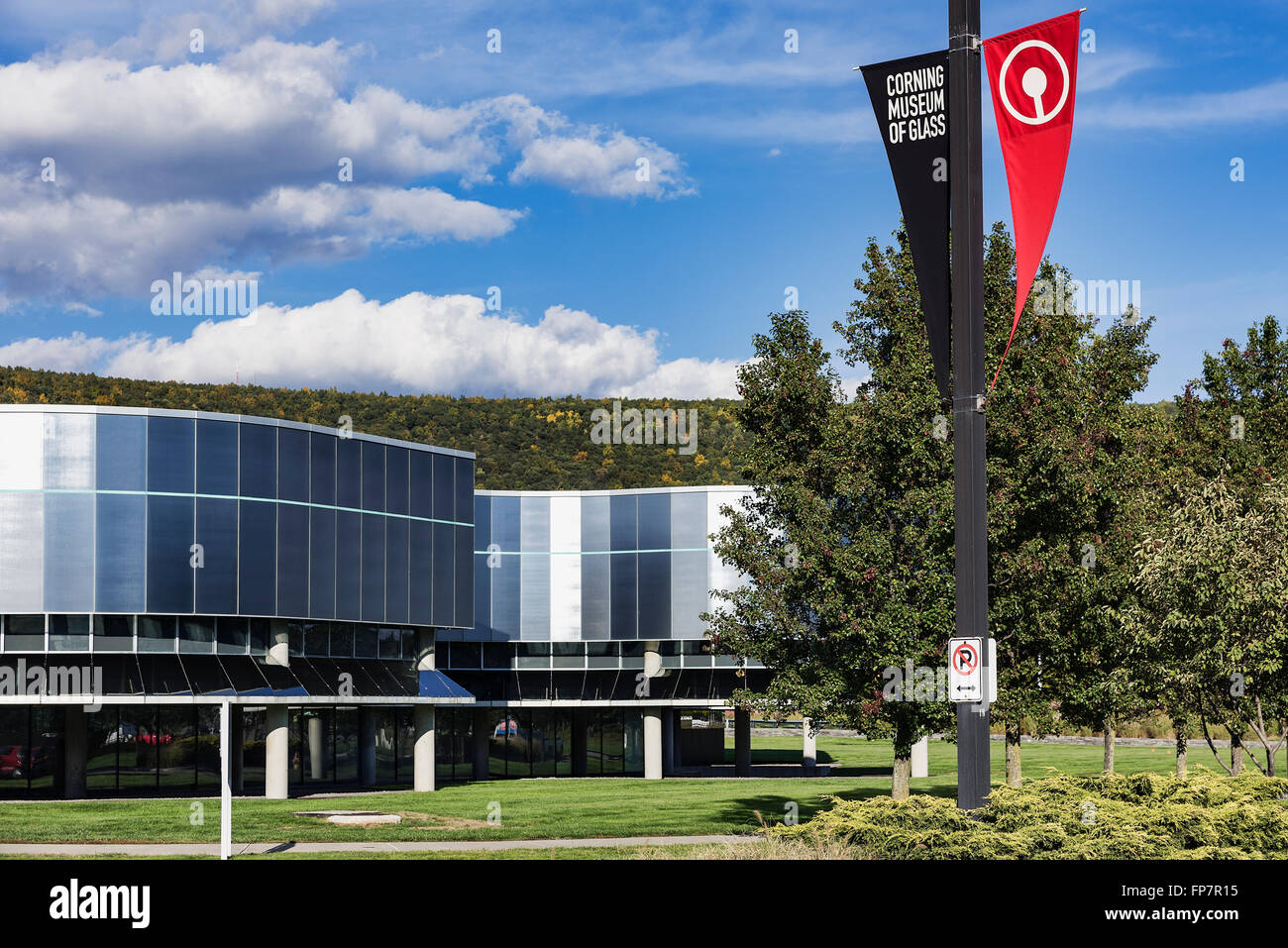 Musée du verre de Corning Inc., Corning, Steuben County, New York, USA Banque D'Images