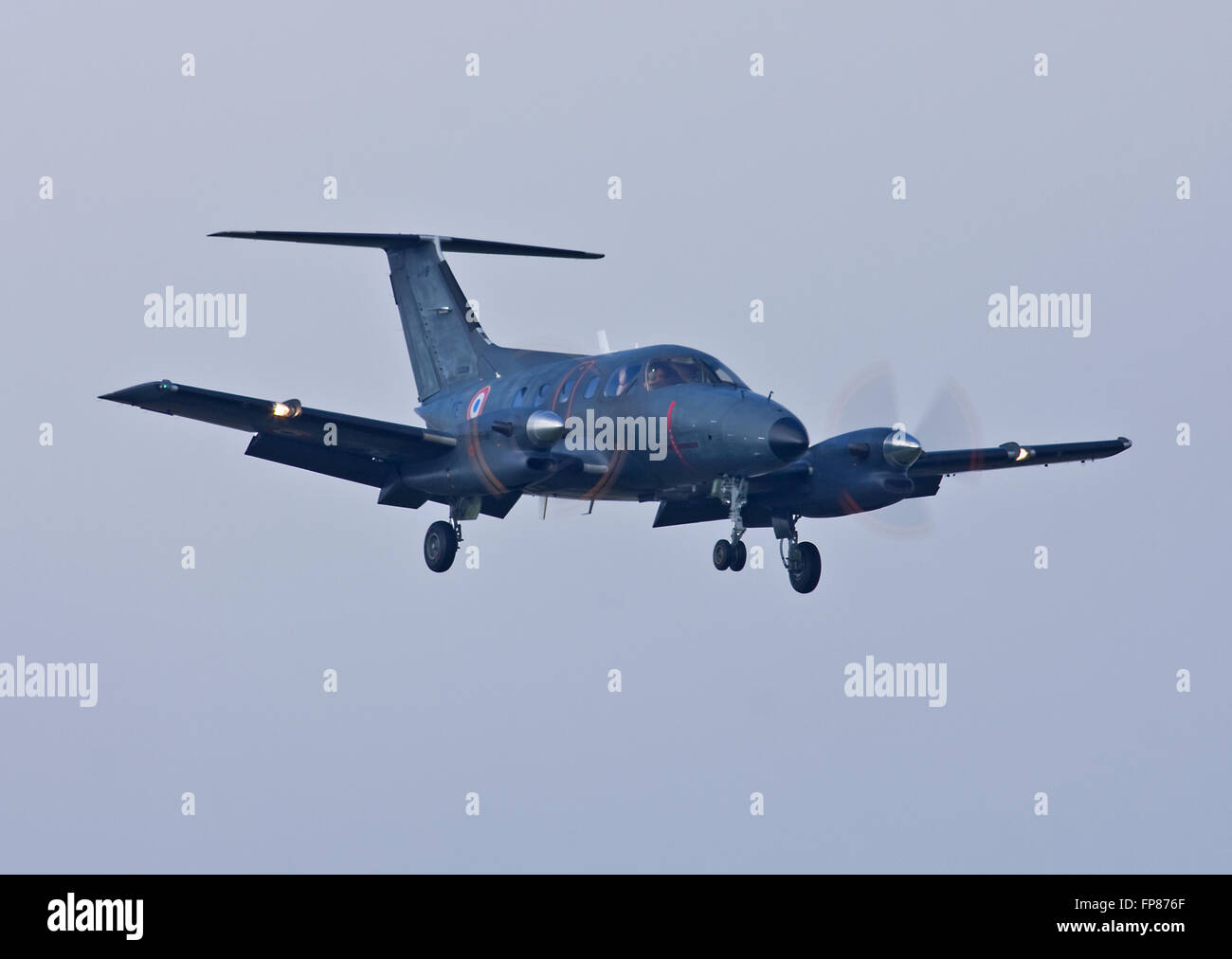 Armée de l'air (French Air Force) Xingu Embraer EMB-121 Banque D'Images