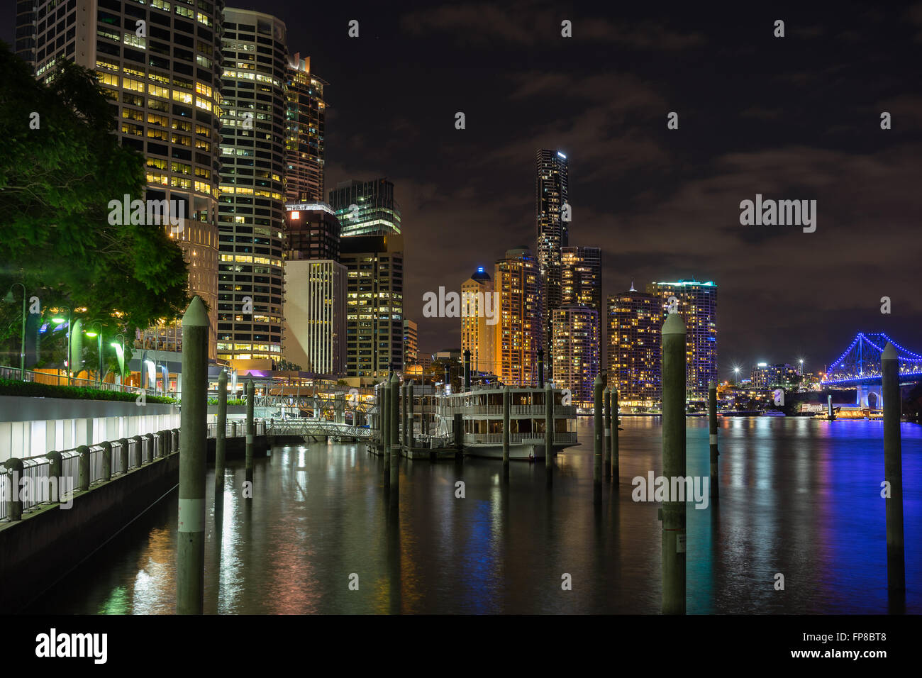 La passerelle à Brisbane Banque D'Images