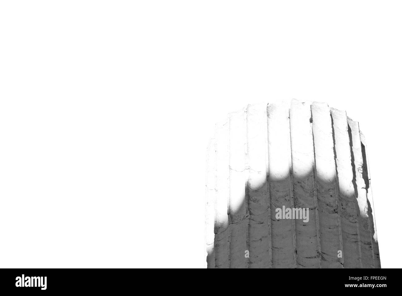 La Grèce et l'Asie temple romain à Athènes l'ancienne colonne de la construction en pierre Banque D'Images