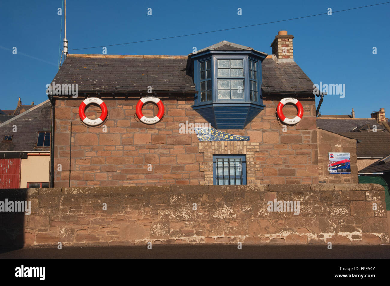 Maggie Law Maritime Museum - Gourdon, Aberdeenshire, Ecosse. Banque D'Images