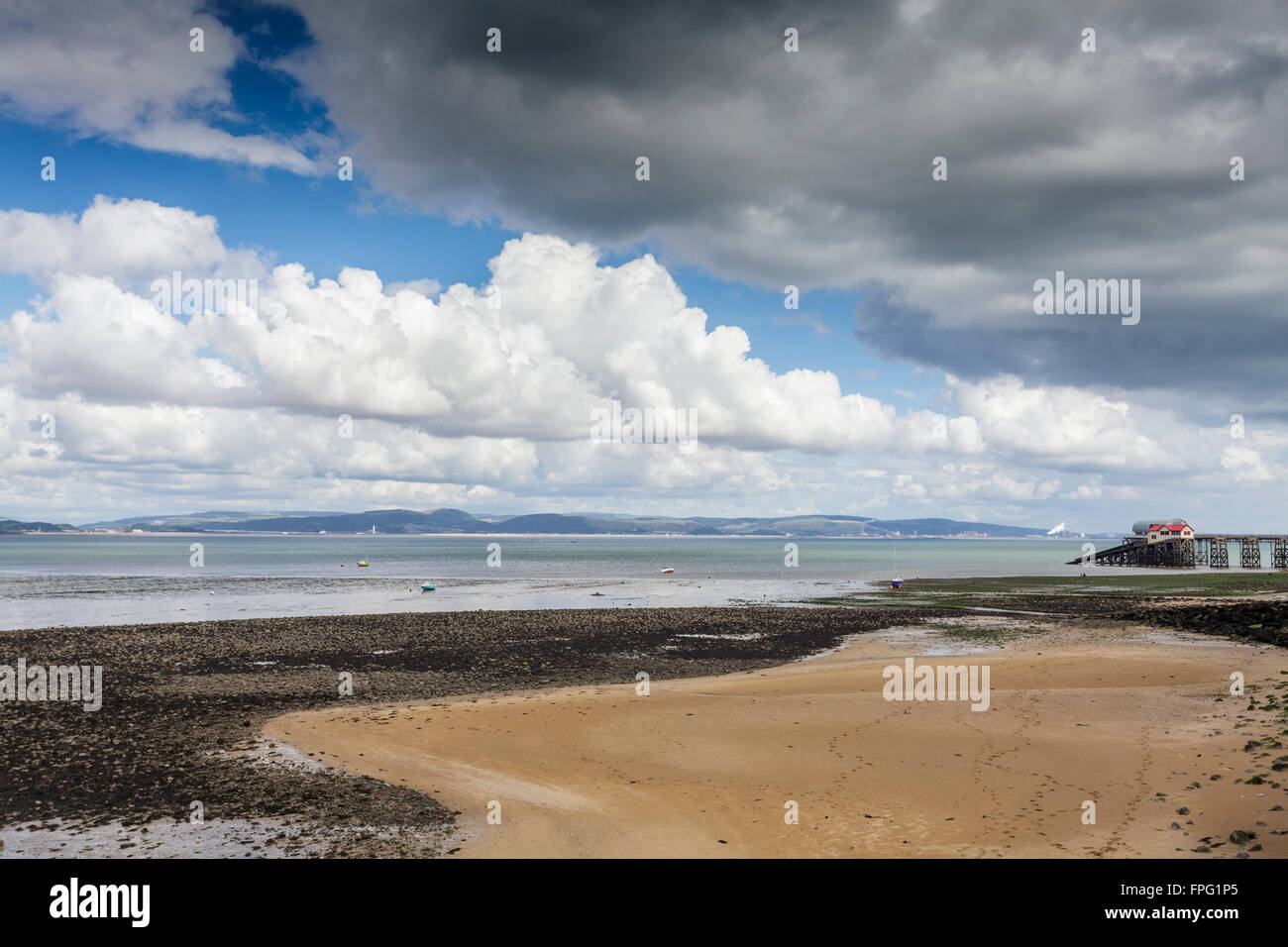 Mumbles Swansea Bay, dans le sud du Pays de Galles, Royaume-Uni Banque D'Images