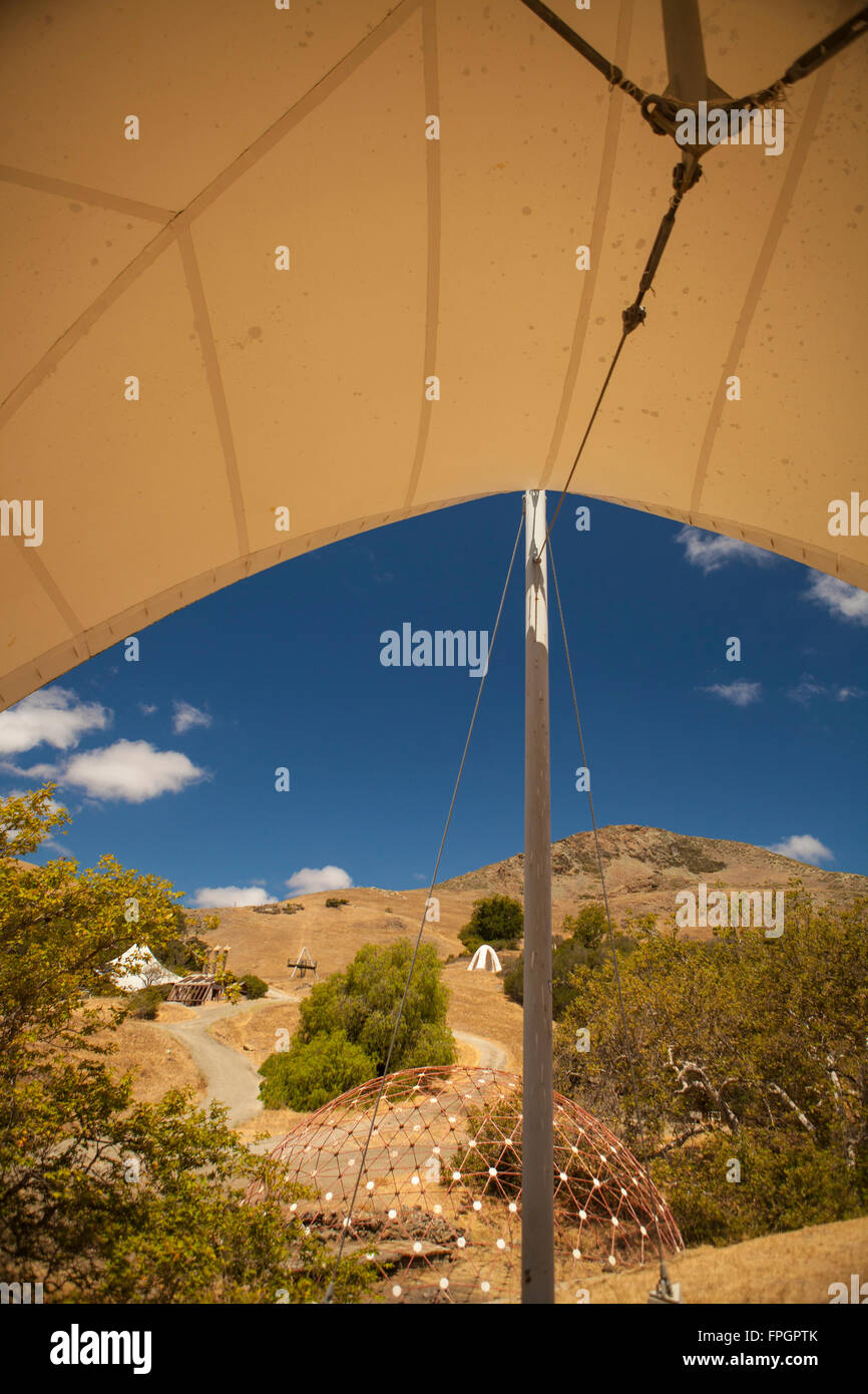 Canyon Poly Design Village, ou l'Architecture Cimetière, California Polytechnic State University, San Luis Obispo, Californie Banque D'Images