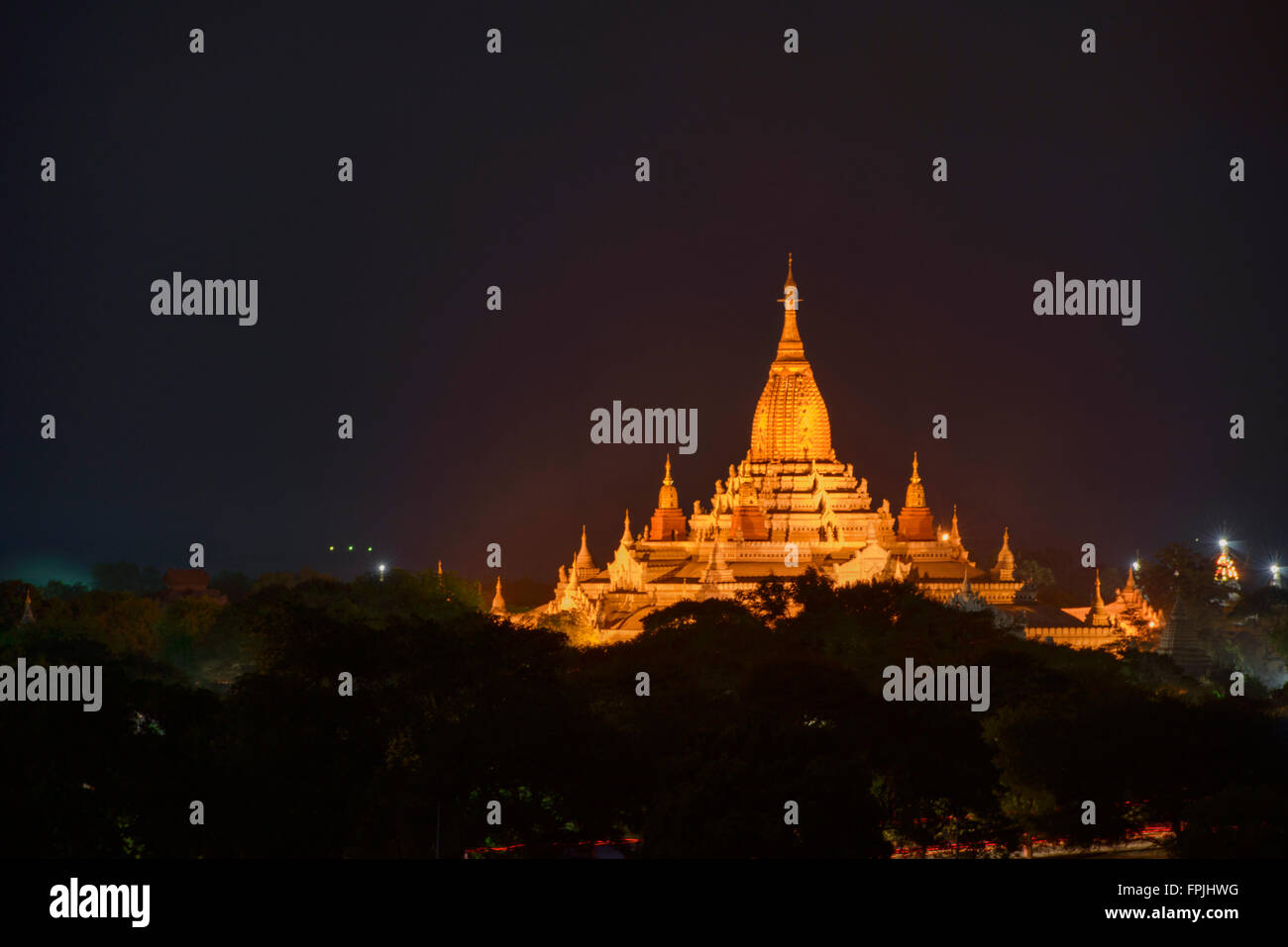 Pahtowas Ananda temple, Bagan, Myanmar Banque D'Images