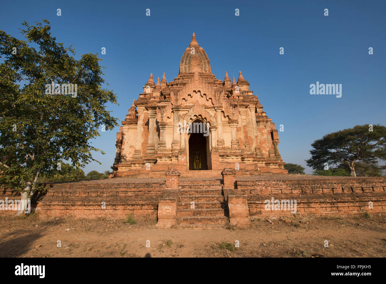 Bagan temple dans la luminosité de l'après-midi, au Myanmar Banque D'Images
