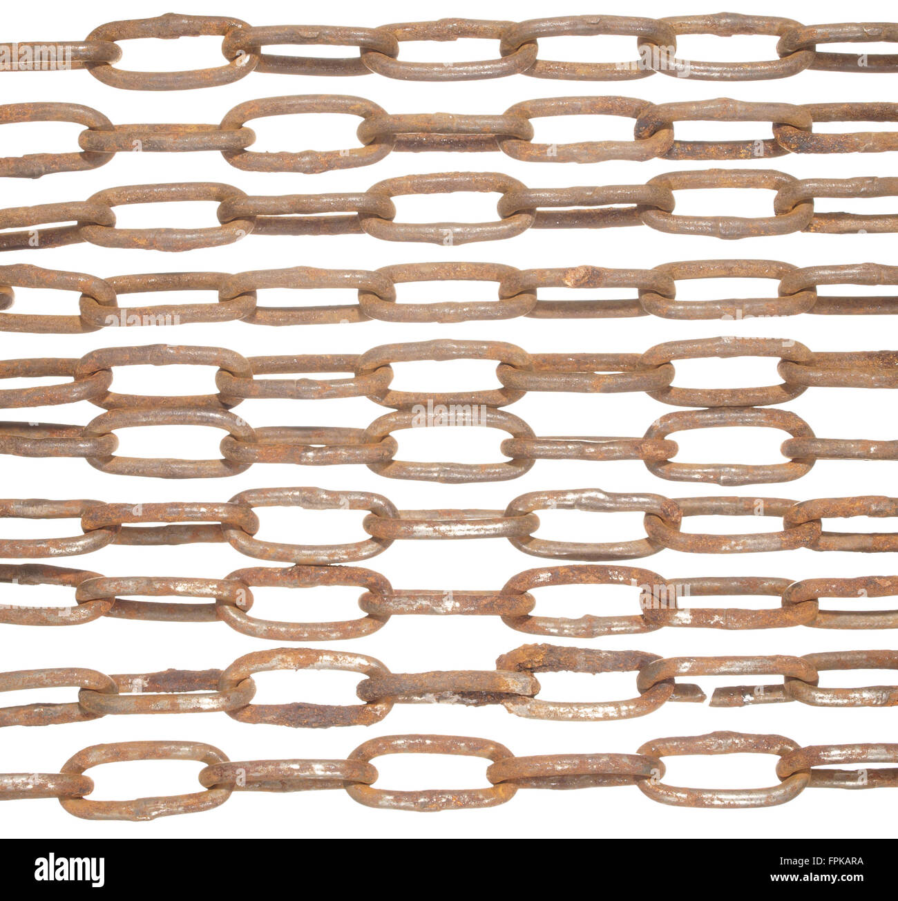 Old rusty chain isolated on Banque de photographies et d’images à haute ...