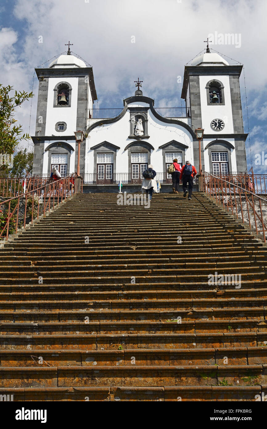 Funchal, église de pèlerinage "Nossa Senhora do Monte' Banque D'Images