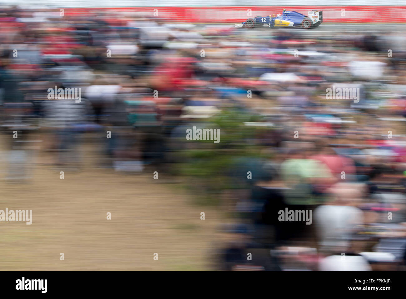 L'Albert Park, Melbourne, Australie. Mar 19, 2016. Felipe Nasr (BRA) # 12 de la Sauber F1 Team au cours de la pratique à la session trois 2016 Australian Grand Prix de Formule 1 à l'Albert Park, Melbourne, Australie. Bas Sydney/Cal Sport Media/Alamy Live News Banque D'Images