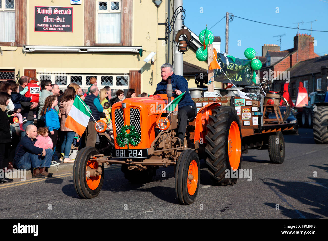 Tracteur Ferguson dans le Carrickmacross St Patricks Day Parade Banque D'Images