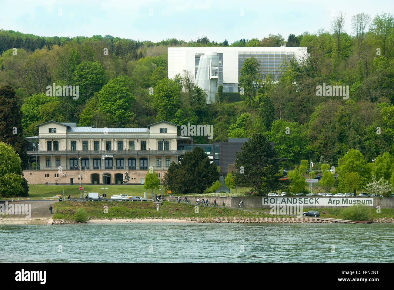 Deutschland, Rheinland-Pfalz, Rolandseck, Arp Museum Bahnhof Rolandseck Banque D'Images