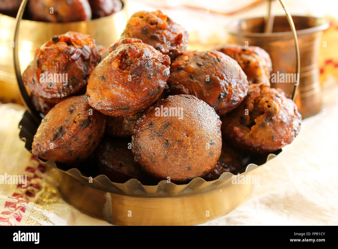 Neyyapam Unniyappam, cuisine du Kerala Banque D'Images