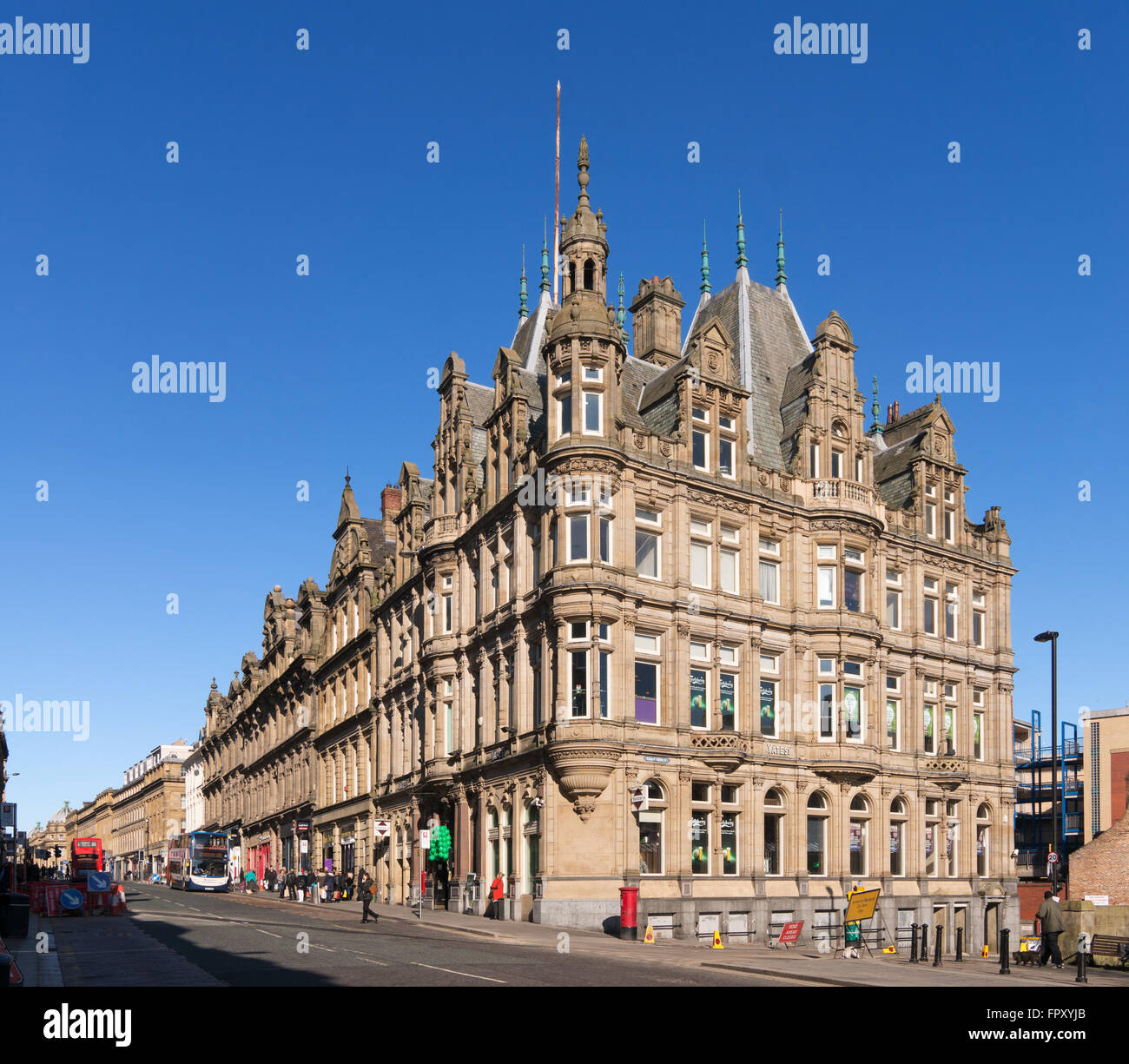 Yates Wine Bar sur Grainger St. Newcastle Upon Tyne, Angleterre du Nord-Est, Royaume-Uni Banque D'Images