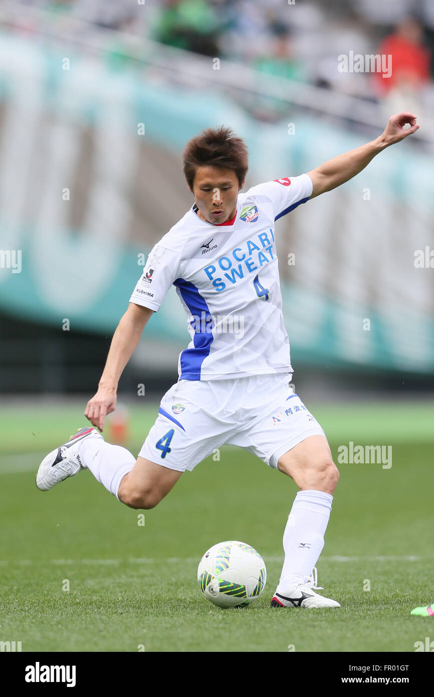 Tokyo, Japon. Mar 20, 2016. Kotaro Fujiwara (Vortis) Football /Français : 2016 J2 match de championnat entre Tokyo Verdy 1-0 Tokushima Vortis au Ajinomoto Stadium à Tokyo, au Japon . © Yohei Osada/AFLO SPORT/Alamy Live News Banque D'Images