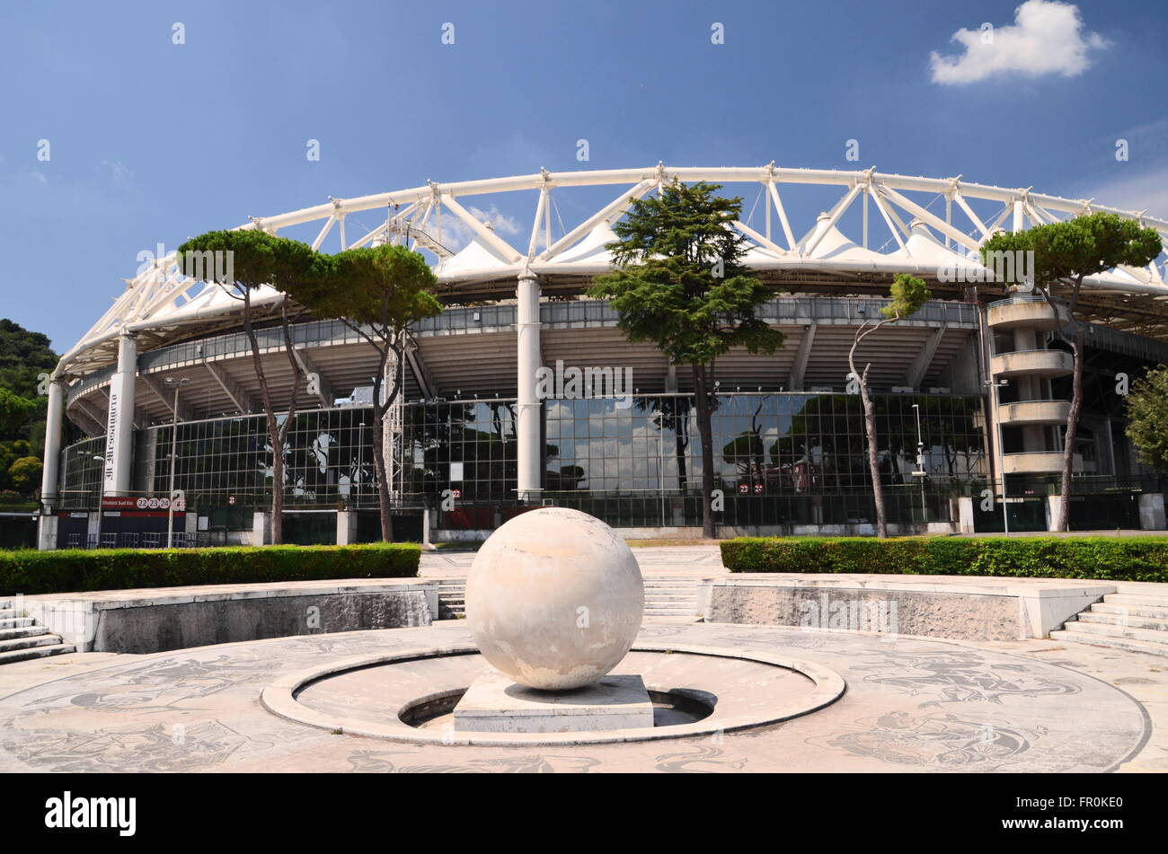 De l'extérieur du stade olympique de Rome, Italie Photo Stock - Alamy