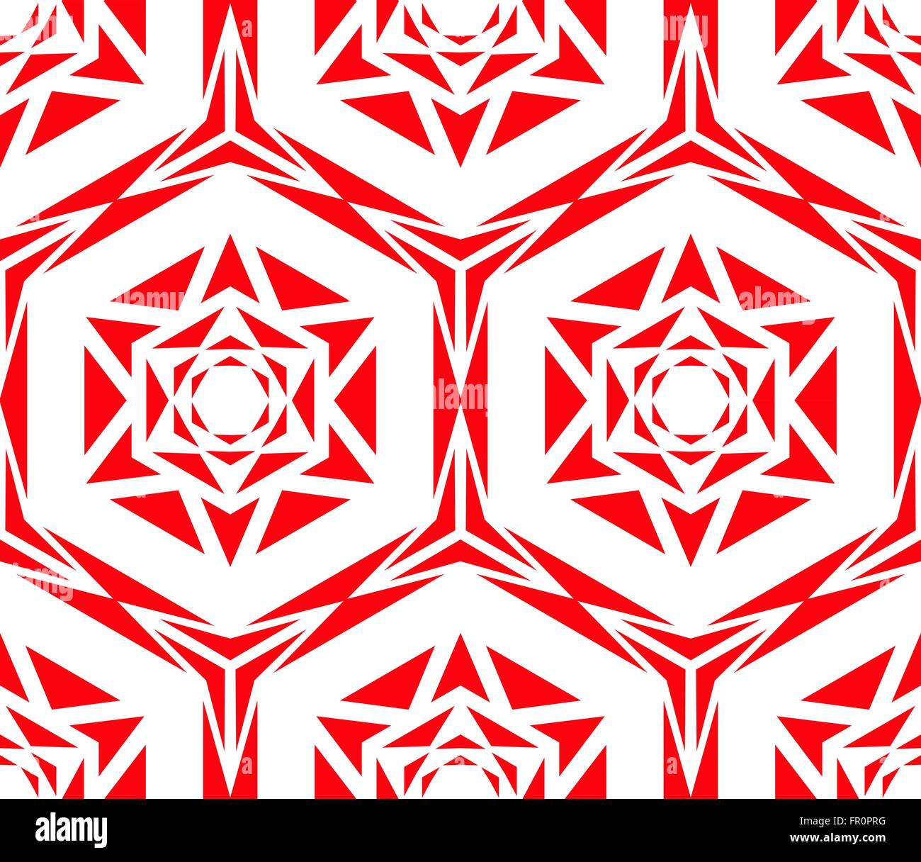 Red Rose pattern géométrique Illustration de Vecteur