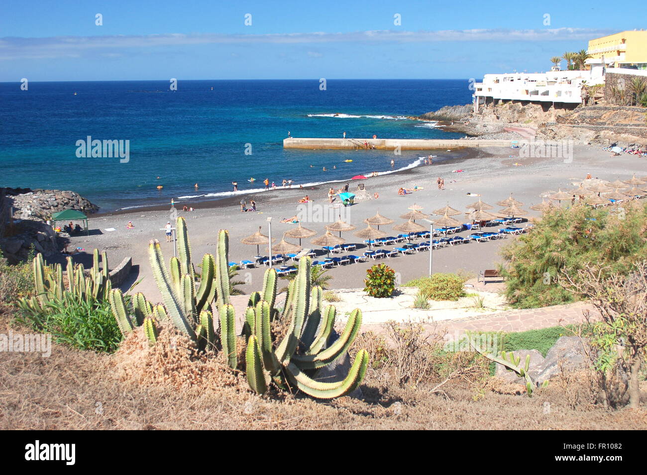 Belle plage à Callao Salvaje sur Tenerife, Espagne Banque D'Images