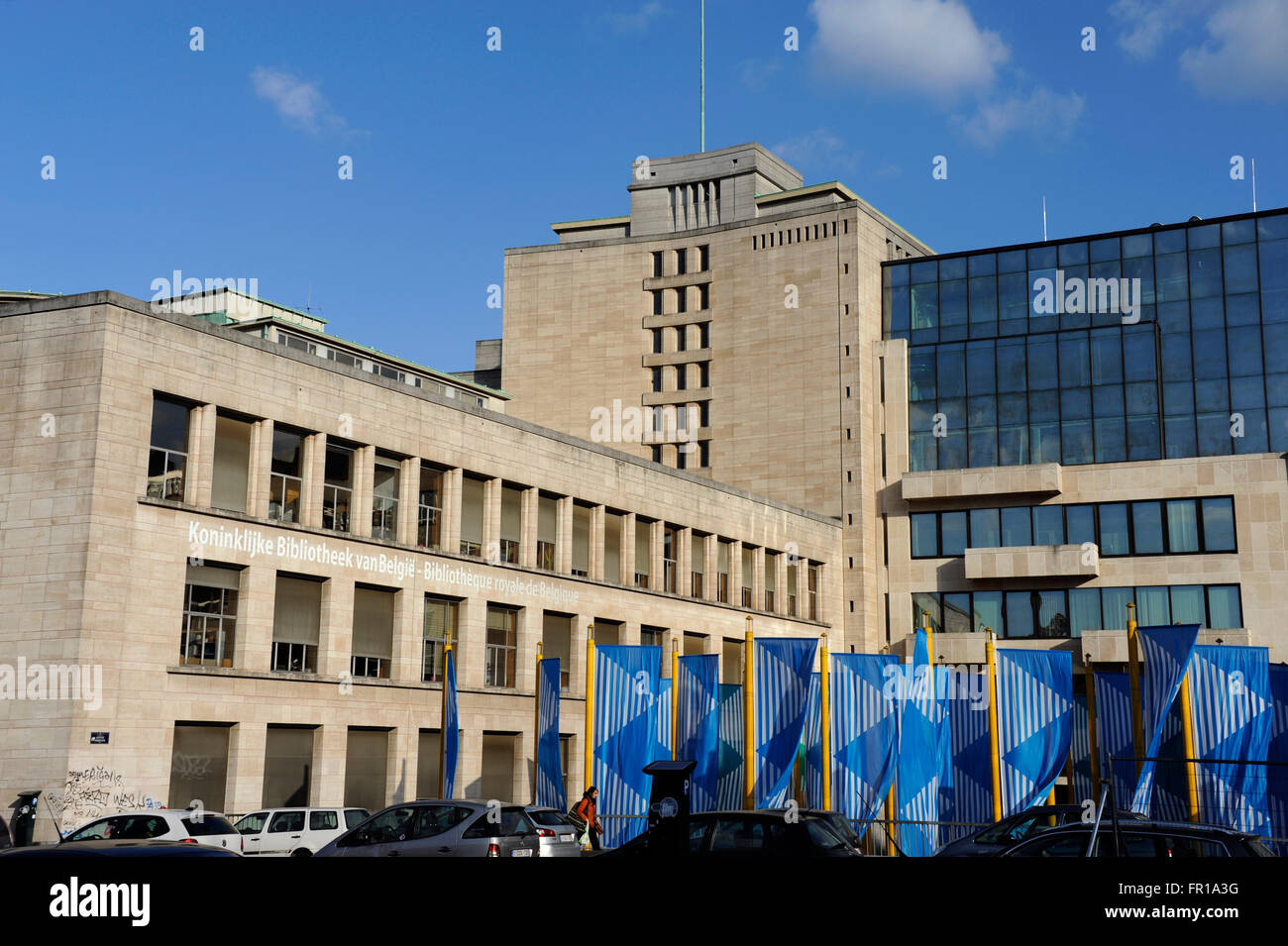 Bibliothèque royale de Belgique, Bruxelles, Belgique Banque D'Images