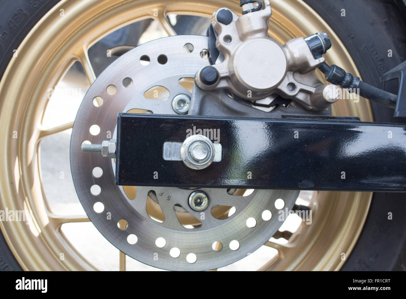 Motorbike disc brakes Banque de photographies et d’images à haute