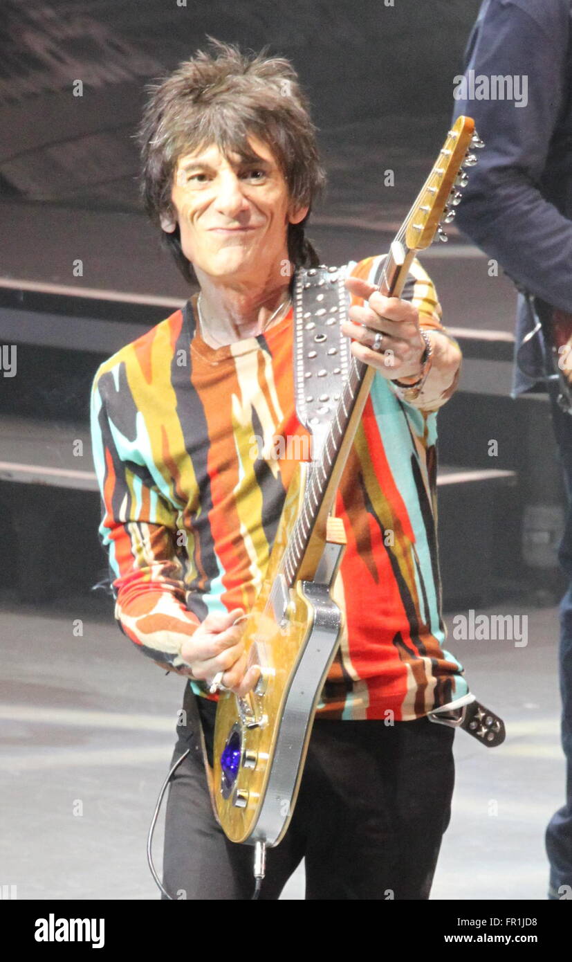 Rolling Stones, Ron Wood Philadelphia 6/21/2013 photo Michael Brito Banque D'Images