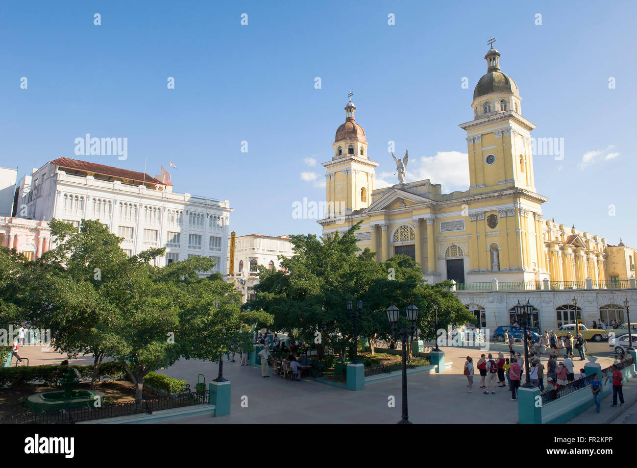 Cathédrale Nuestra Señora de la Asuncion, Santiago de Cuba, Cuba Banque D'Images