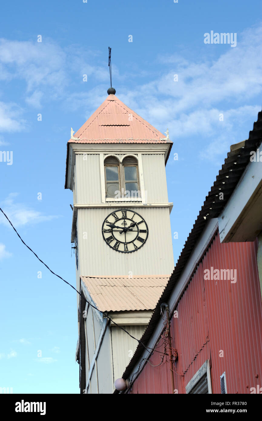 L'ancienne église paroissiale catholique d'Ushuaia. Il a été construit en 1898 et est maintenant un Monument National Historique. Ushuaia, Argentine Banque D'Images