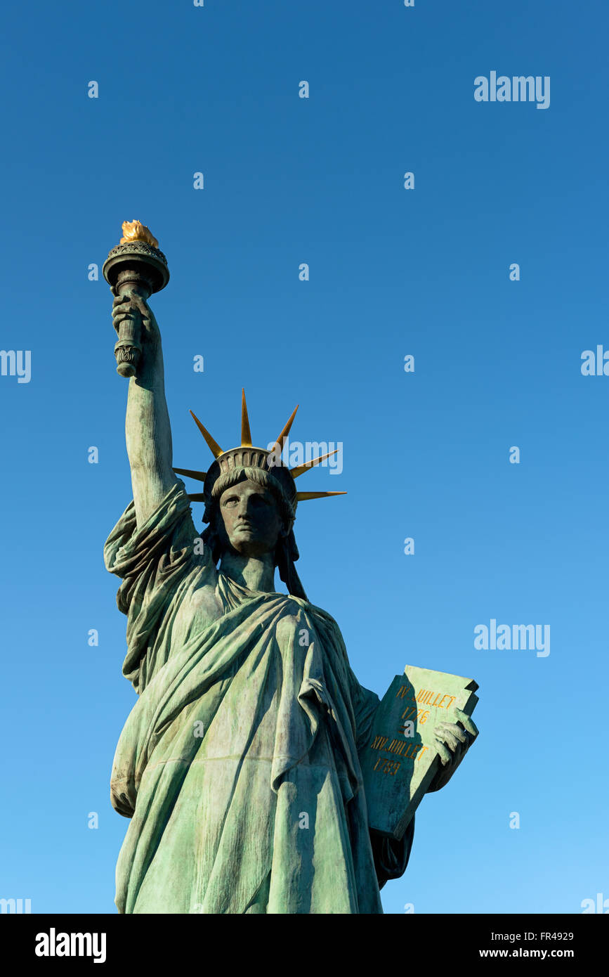 Statue de la liberté, à Odaiba, Tokyo. Banque D'Images