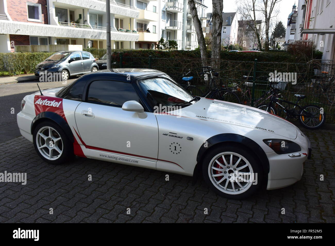 voiture de course Banque D'Images