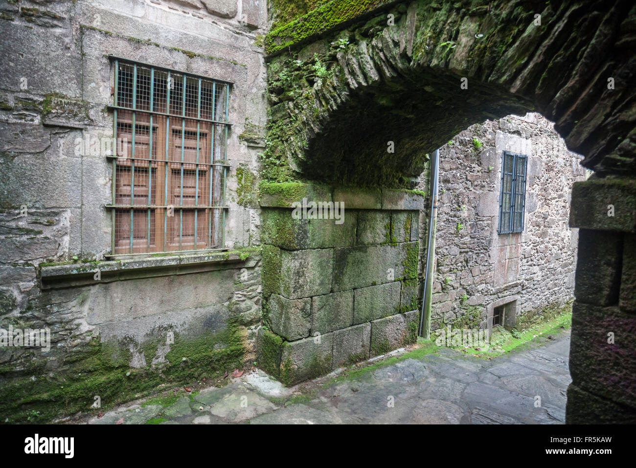 Parque de San Domingos de Bonaval. Santiago de Compostela. Banque D'Images