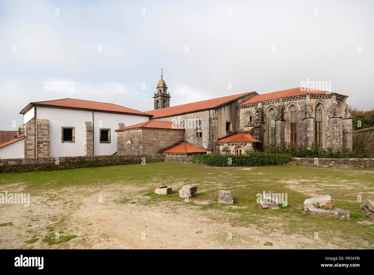 Parque de San Domingos de Bonaval. Santiago de Compostela. Banque D'Images