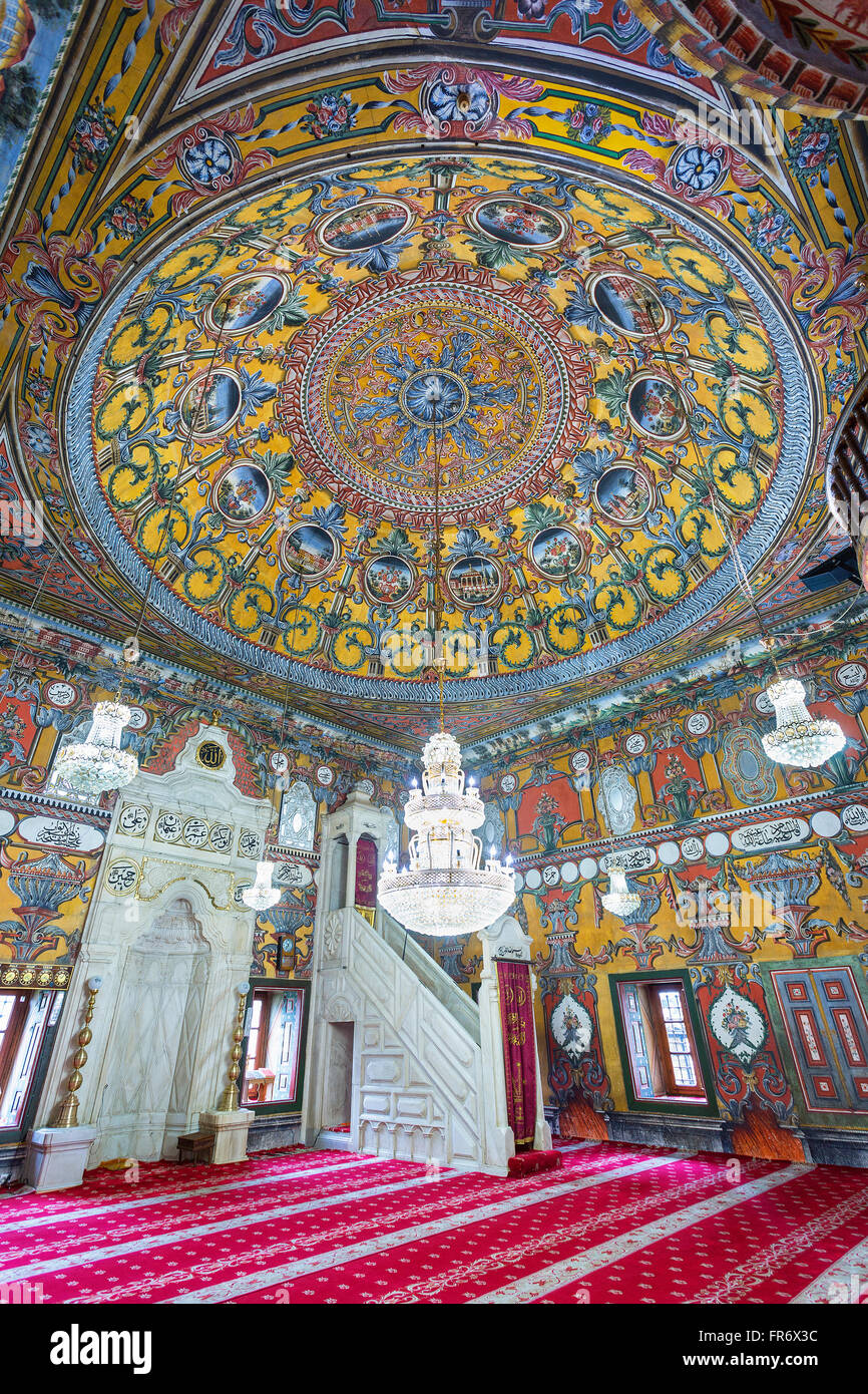 République de Macédoine, Skopje mosquée ottomane, peint Banque D'Images