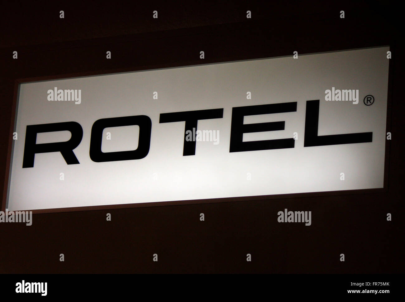 Markenname : 'Rotel", Berlin. Banque D'Images