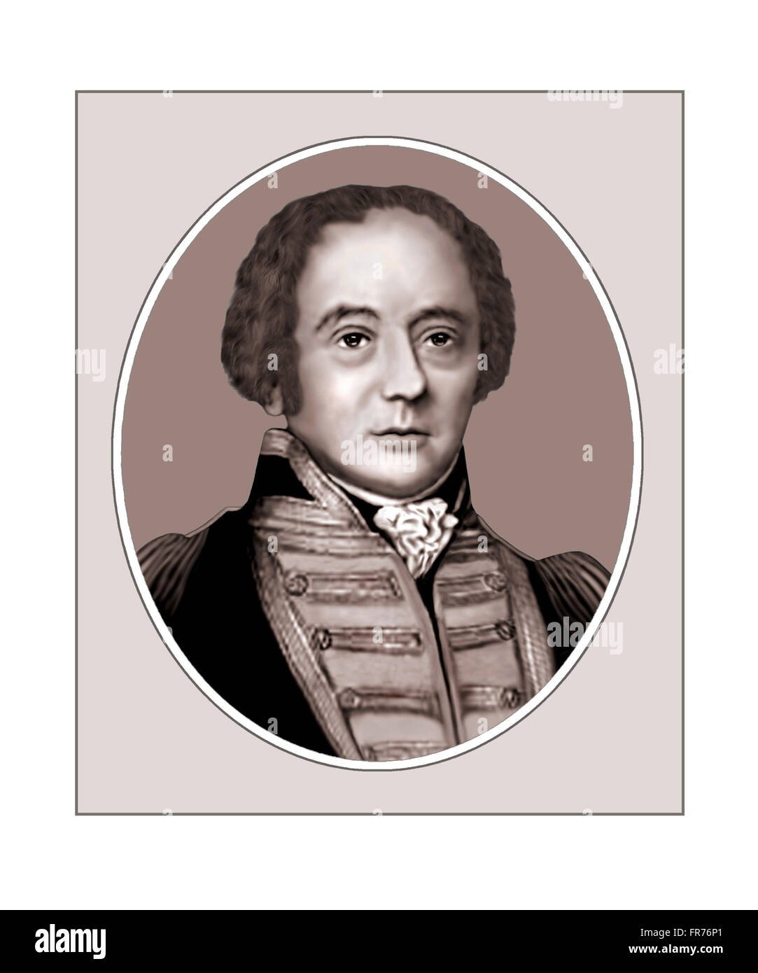 William Bligh, 1754-1817, officier de marine, Portrait Banque D'Images