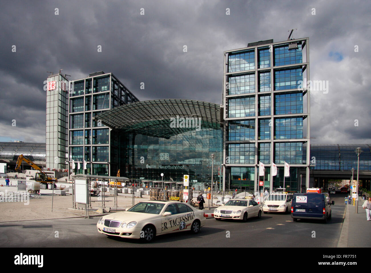 Berliner Hauptbahnhof, Berlin-Tiergarten. Banque D'Images