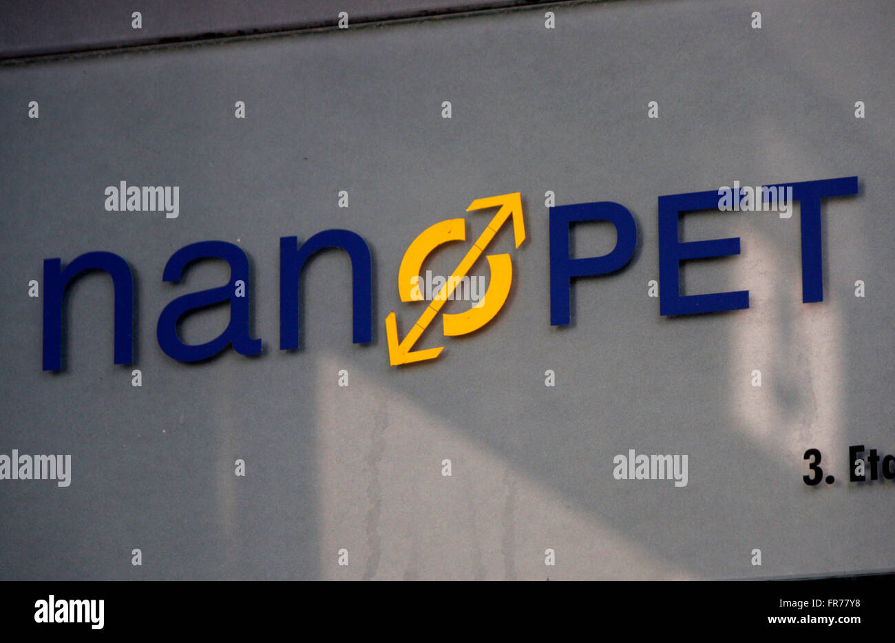 Markenname : 'Nanopet", Berlin. Banque D'Images