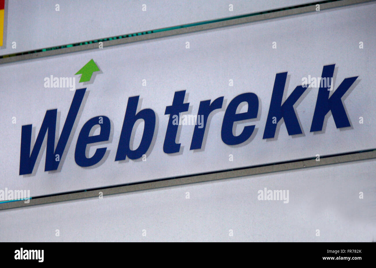 Markenname : 'Webtrekk", Berlin. Banque D'Images