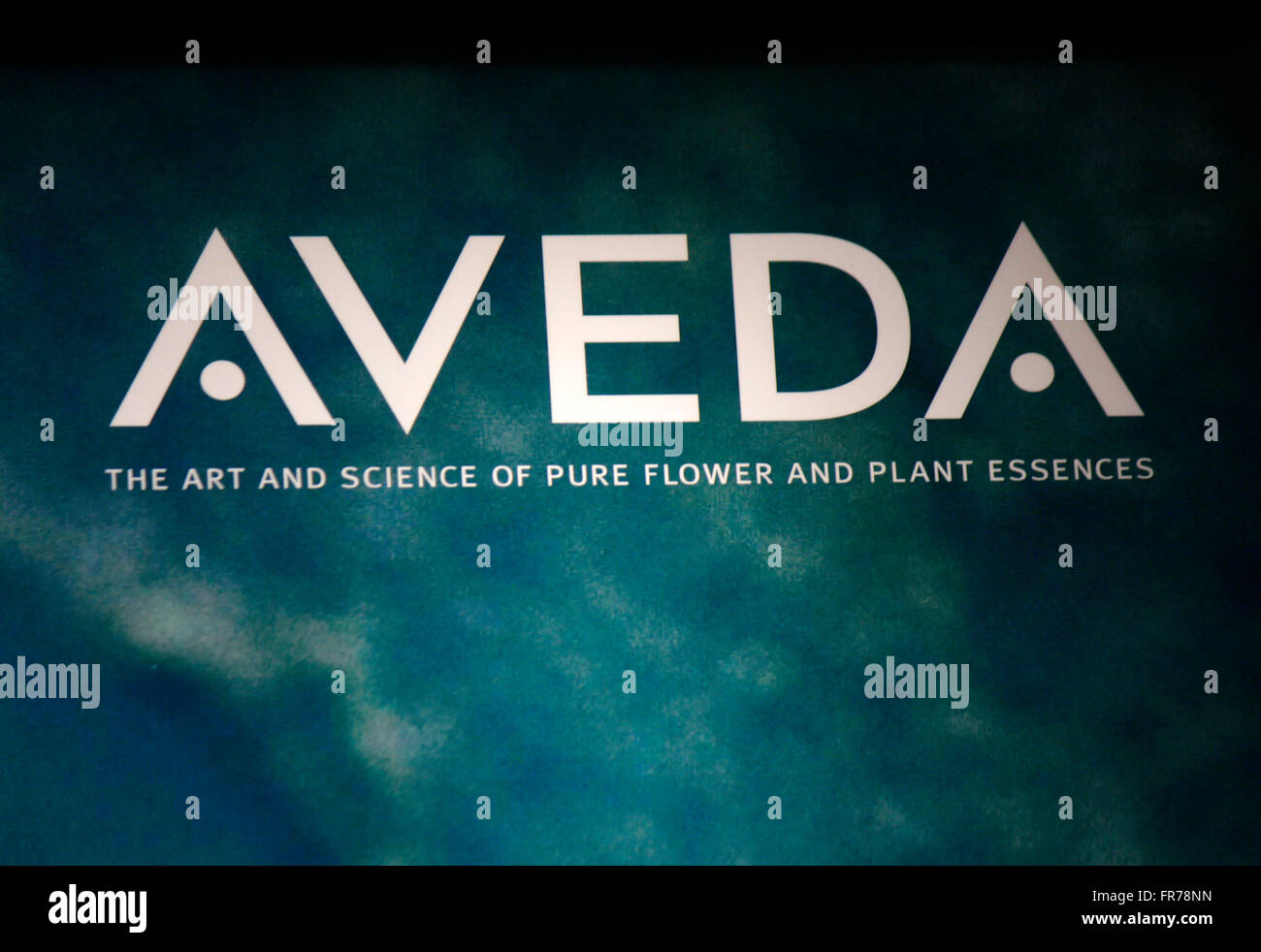 Aveda : 'Markenname", Berlin. Banque D'Images