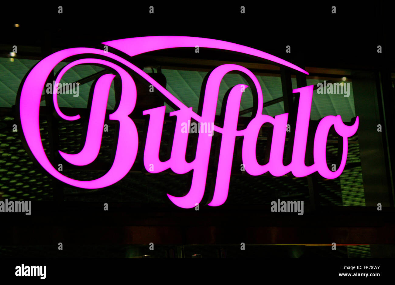 Markenname : 'Buffalo', Berlin. Banque D'Images