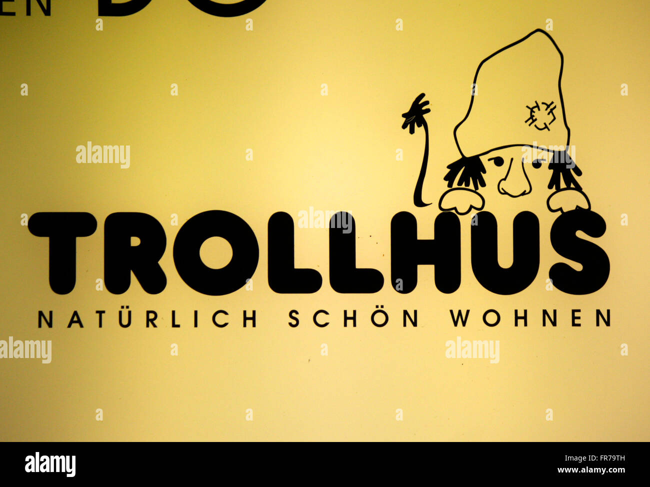 Markenname : 'Trollhus", Berlin. Banque D'Images
