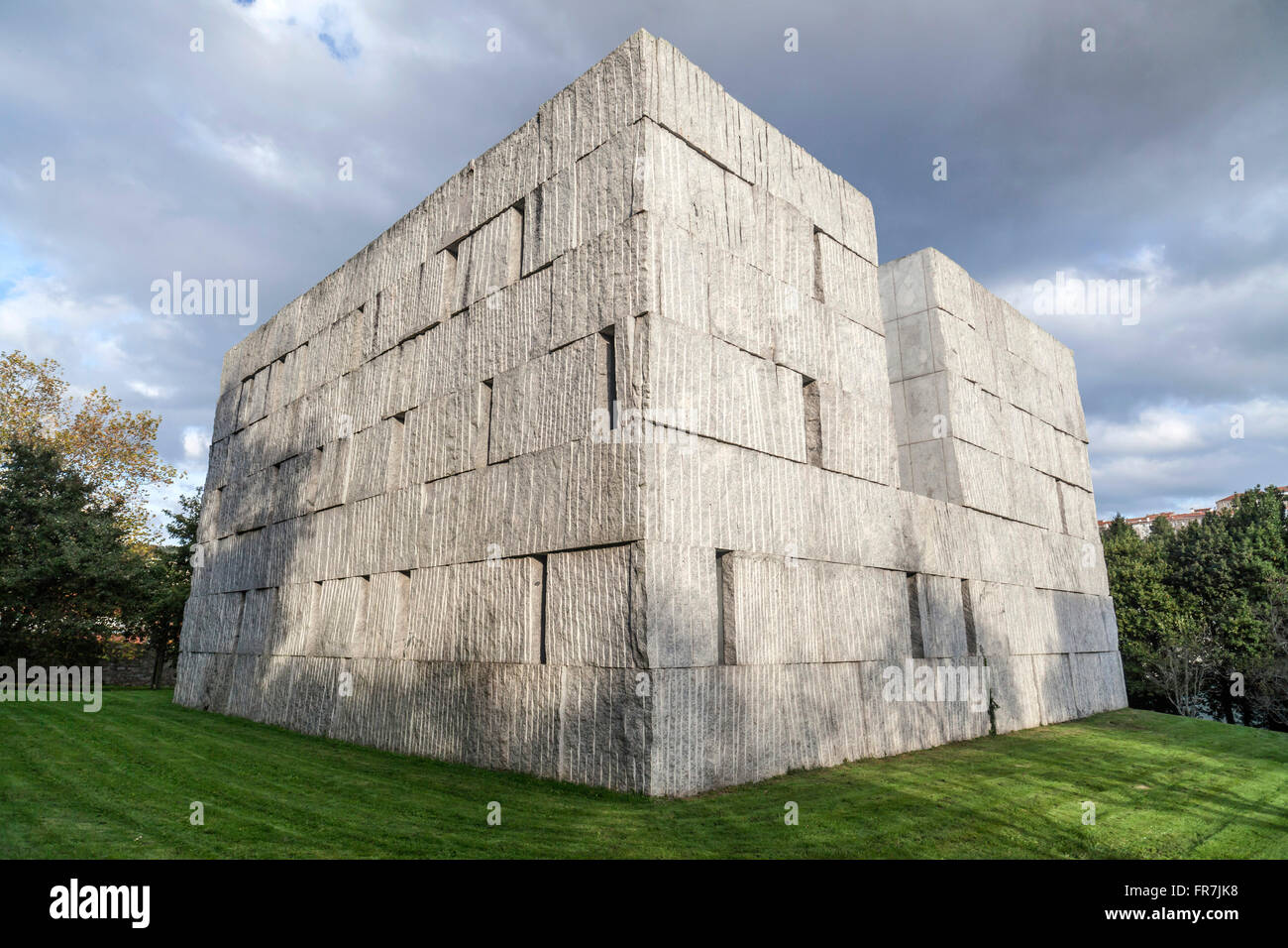 Parque de Vista Alegre ou Finca Simeón. Escuela de Altos Estudios Musicales.Santiago de Compostela. Banque D'Images