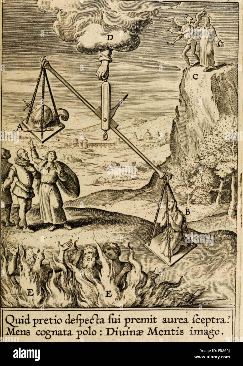Veridicus Christianus (1606) est un texte religieux explorant la foi chrétienne et les enseignements, offrant une analyse détaillée de la doctrine chrétienne et des lignes directrices morales pour les croyants au début du XVIIe siècle. Banque D'Images