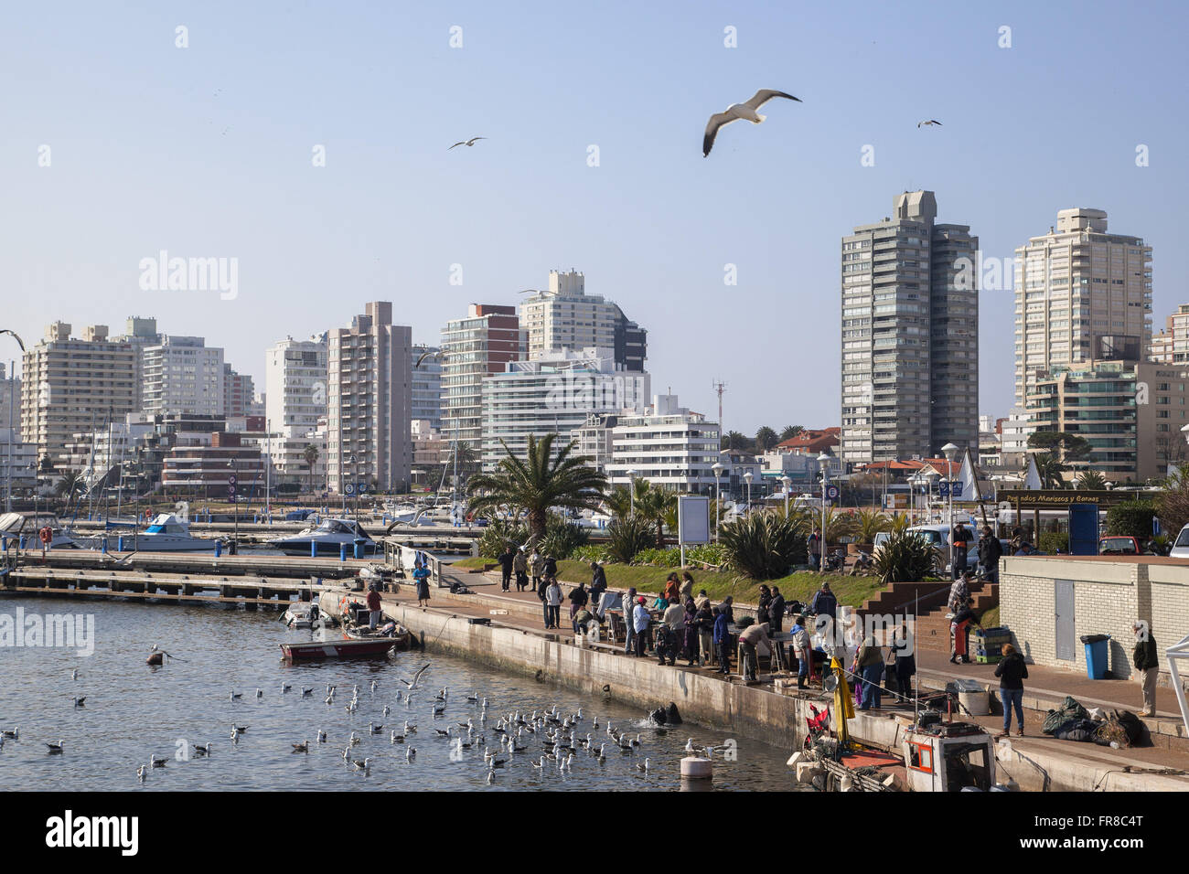 Port Nuestra Señora de la Candelaria Banque D'Images