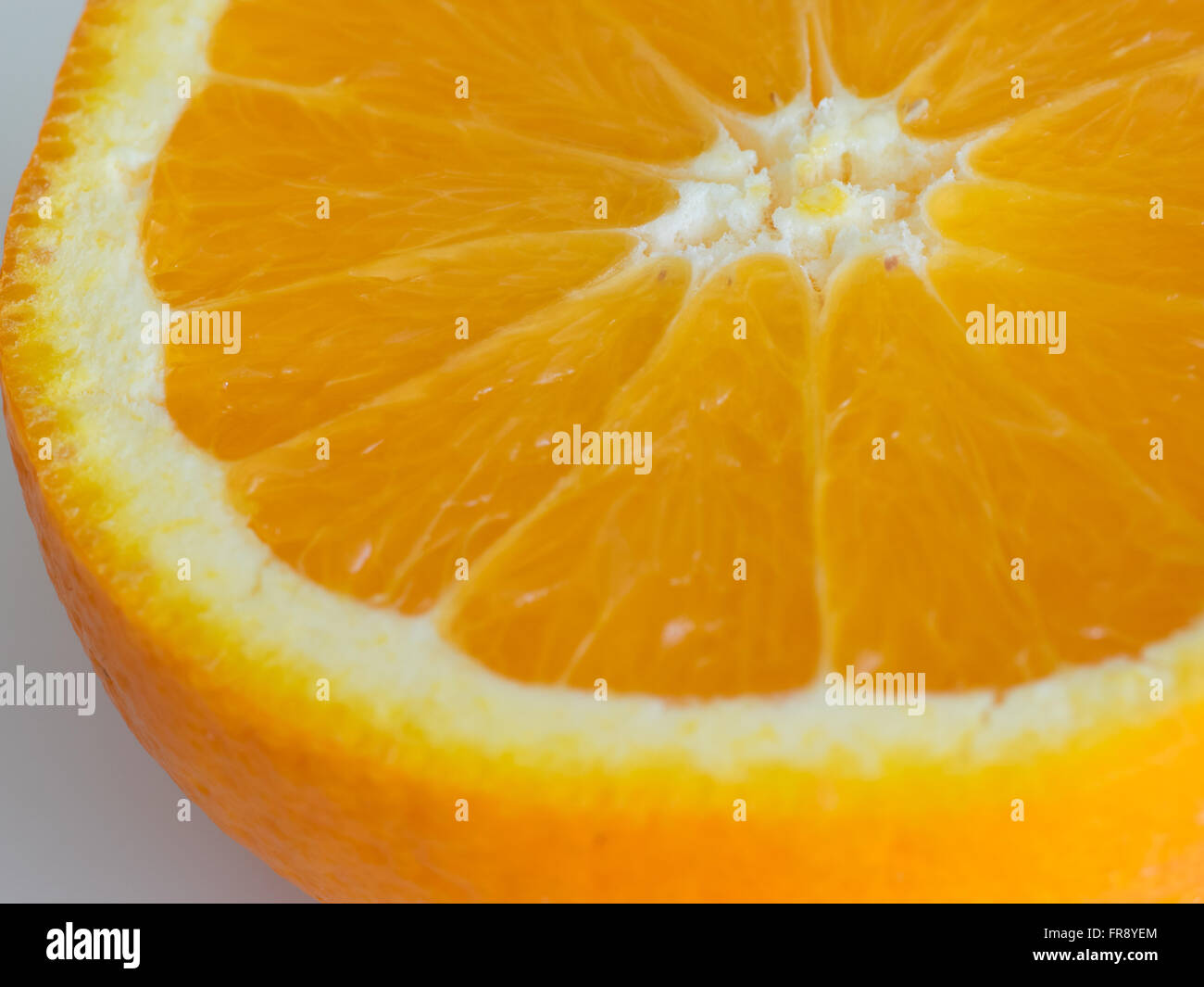 Une orange navel. (Miam !) Banque D'Images Une orange navel. (Miam !) Banque D'Images