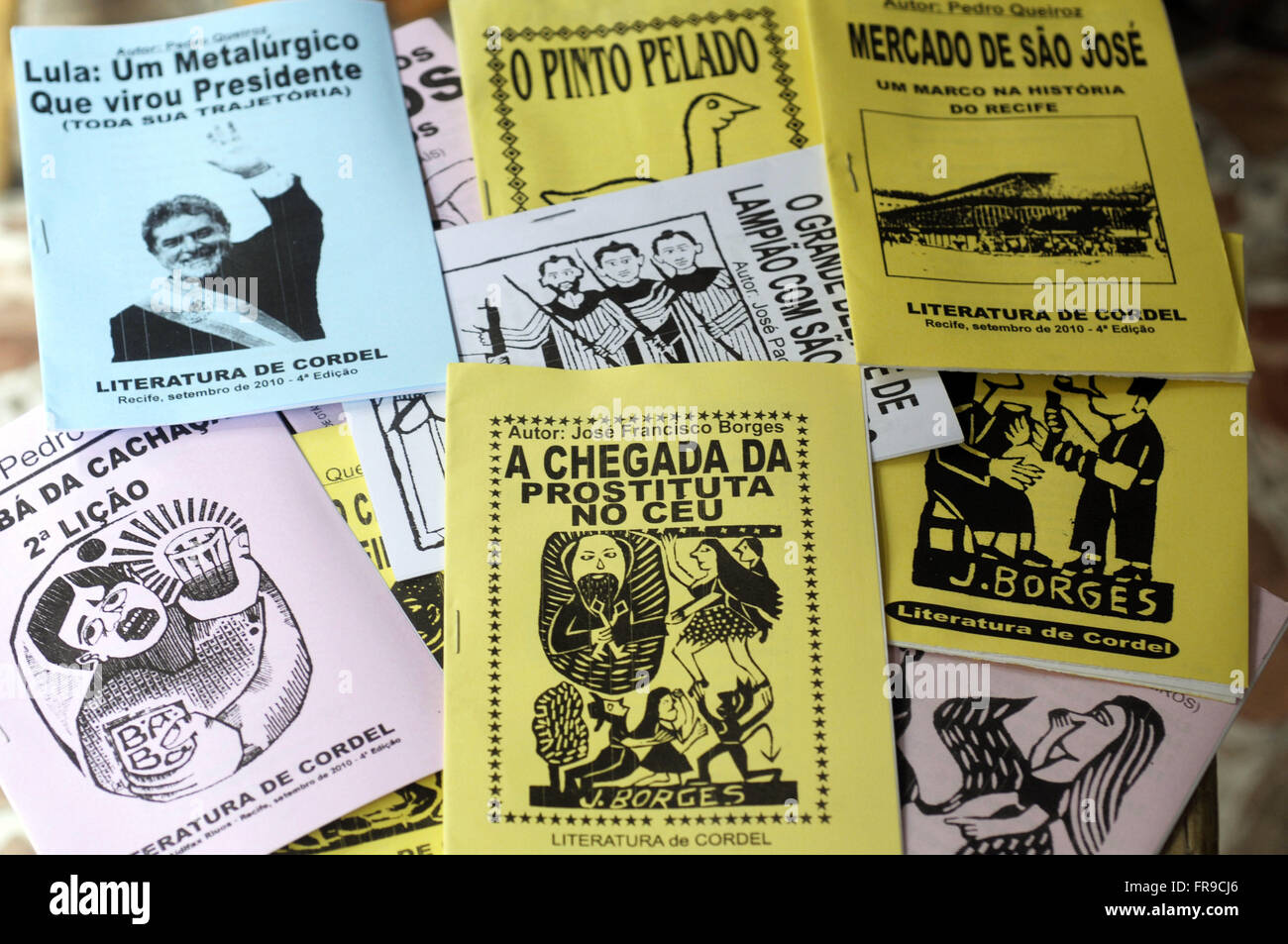 Brochures Cordel literature vendre à Caruaru Fair - EP Banque D'Images