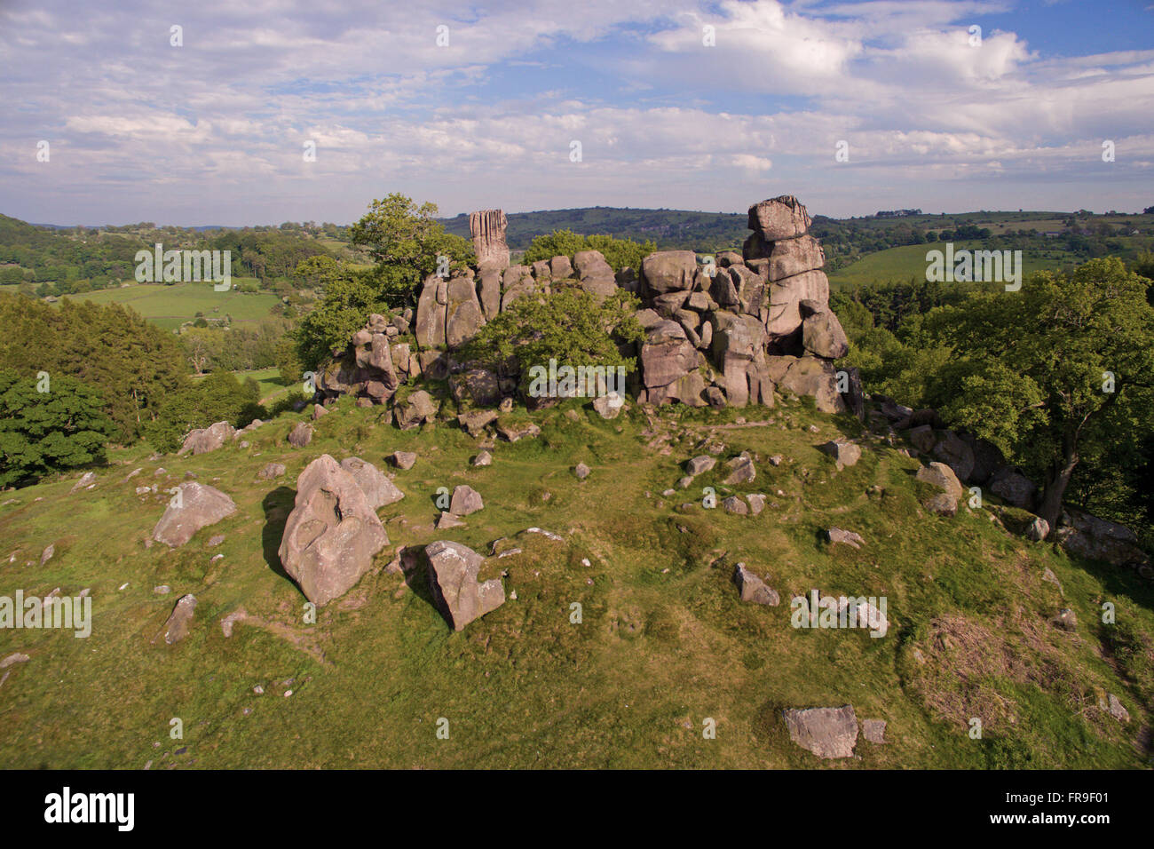 Robin Hoods Stride Derbyshire Peak District Banque D'Images